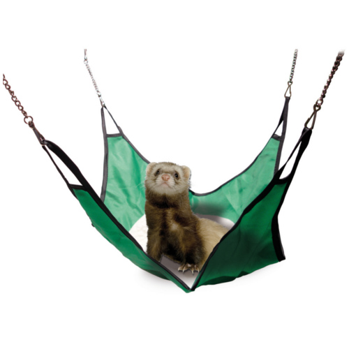 Flamingo Fleece rede de dormir para furões de tecido