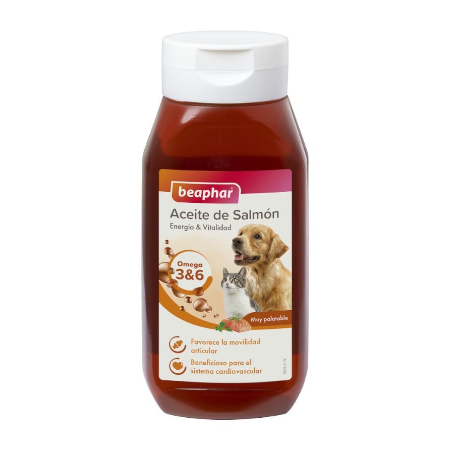 0.425 L Beaphar óleo de salmão para cães 425 ml