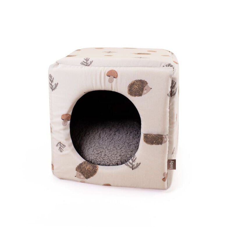 Leeby Cama com Estampado de Ouriços para gatos
