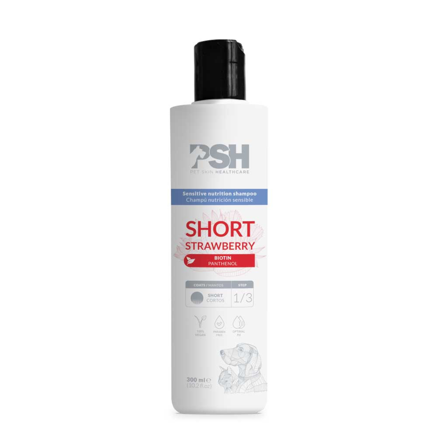 0.3 L PSH Shampoo Morango Curto para cães