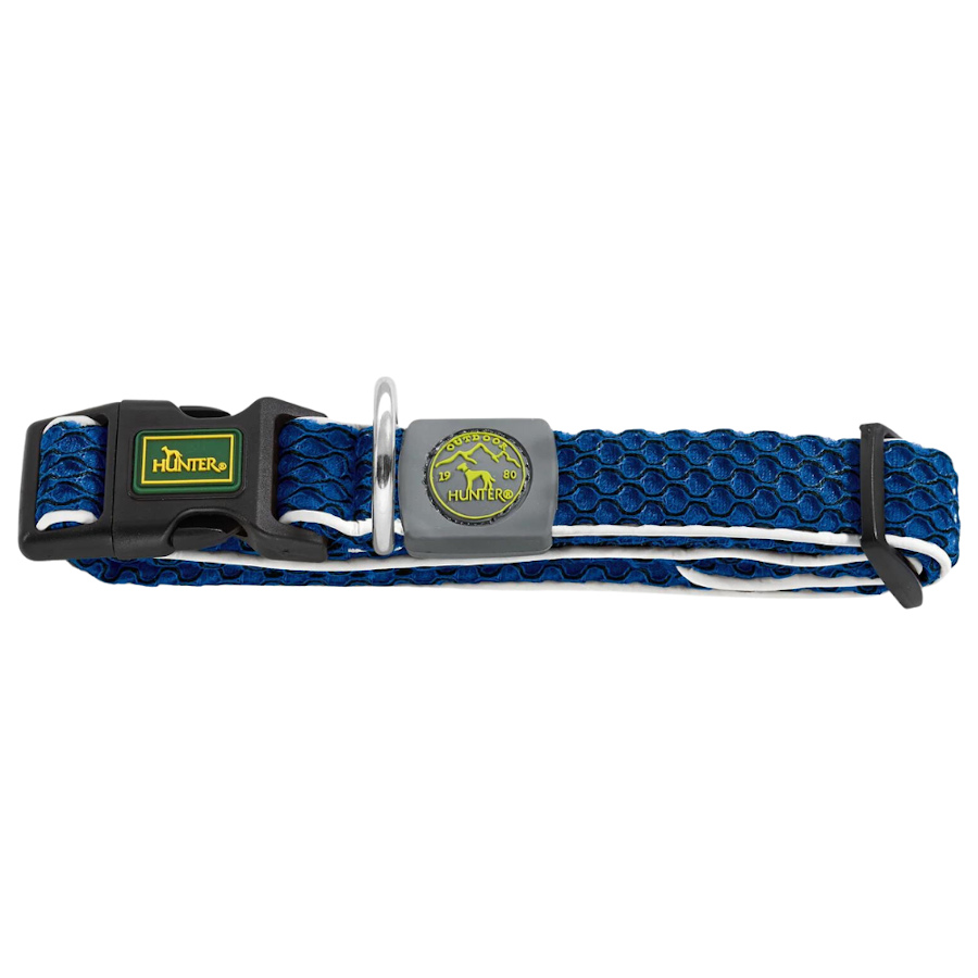 Hunter Hilo Vario Basic Coleira azul para cães