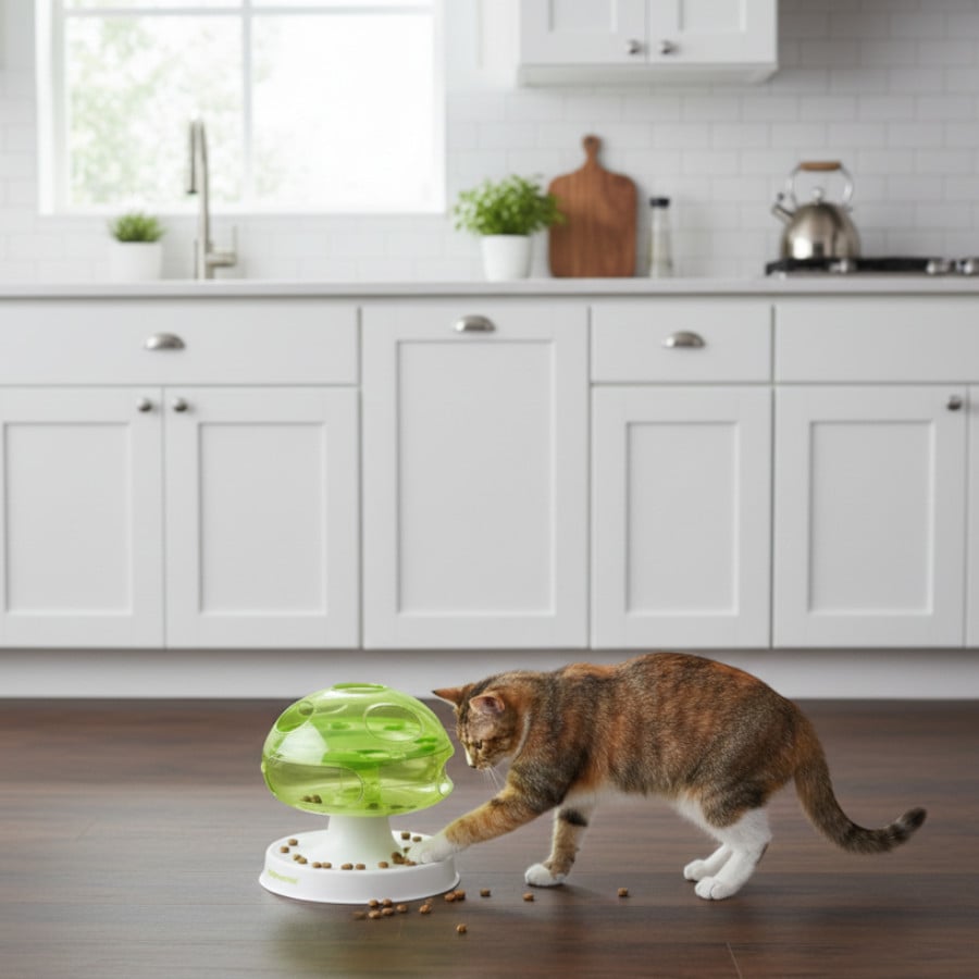 All For Paws Interactives Puzzle Mushroom para gatos