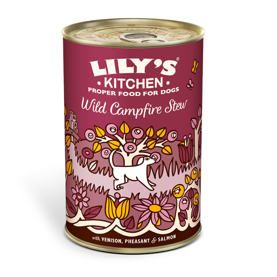 9.6 kg Lilys Kitchen veado e faisão lata para cães
