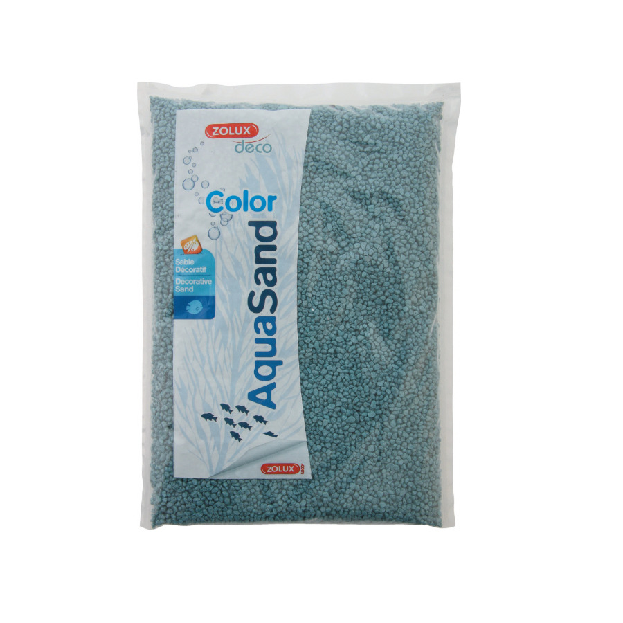 1 kg 1 kg Zolux AquaSand Azul para aquários