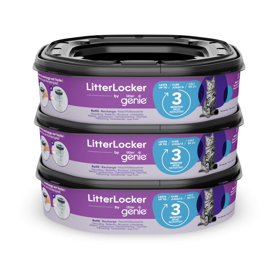 Litter Genie LitterLocker Recarga quadrado para gatos