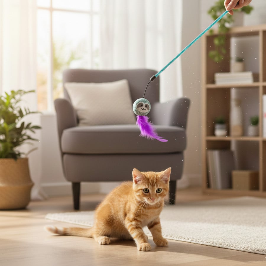 Tootoy! Kitten Vara bicho-preguiça para gatos