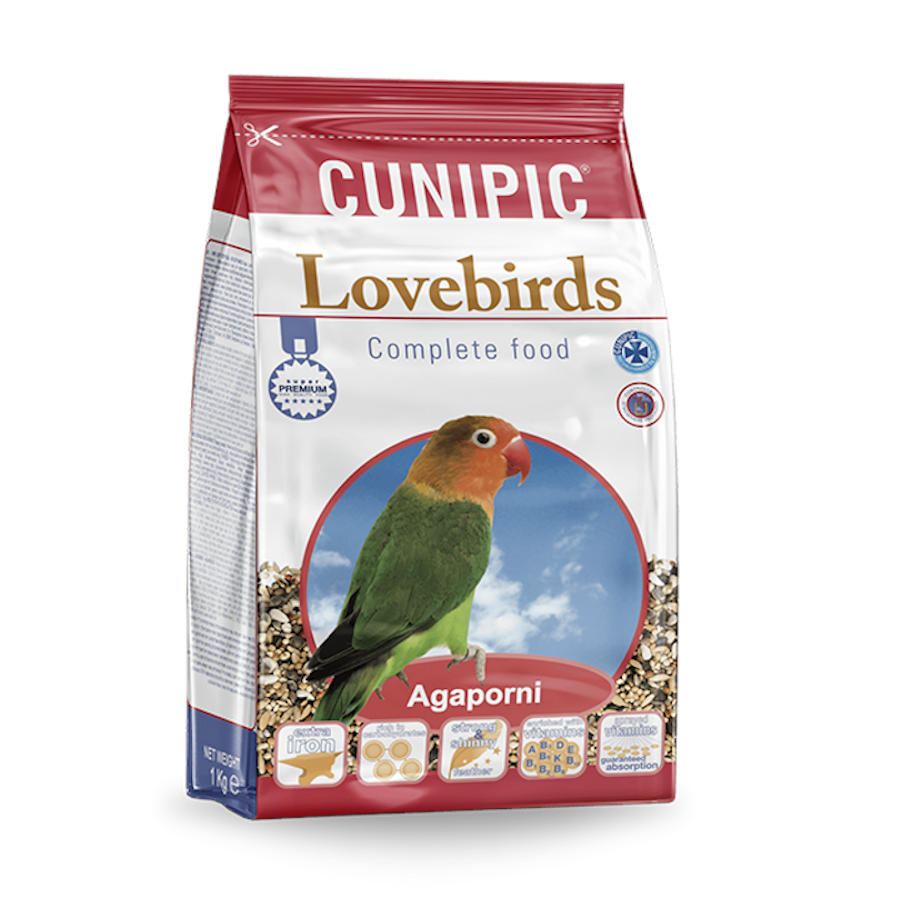 3 KG Cunipic Lovebirds Comida para agapornis