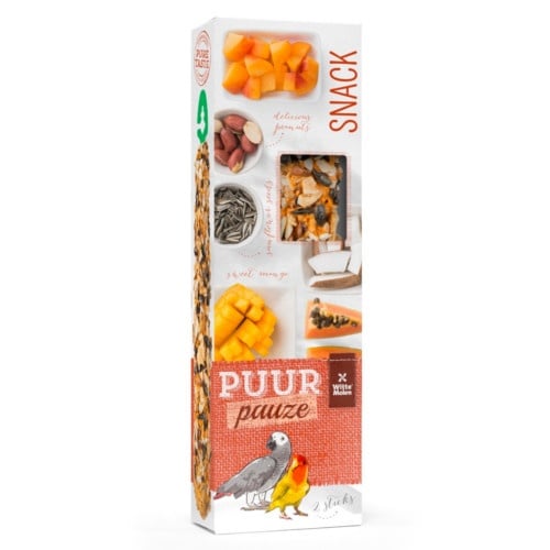 Purr Sticksze Barras Frutas y Amendoim para agapornis