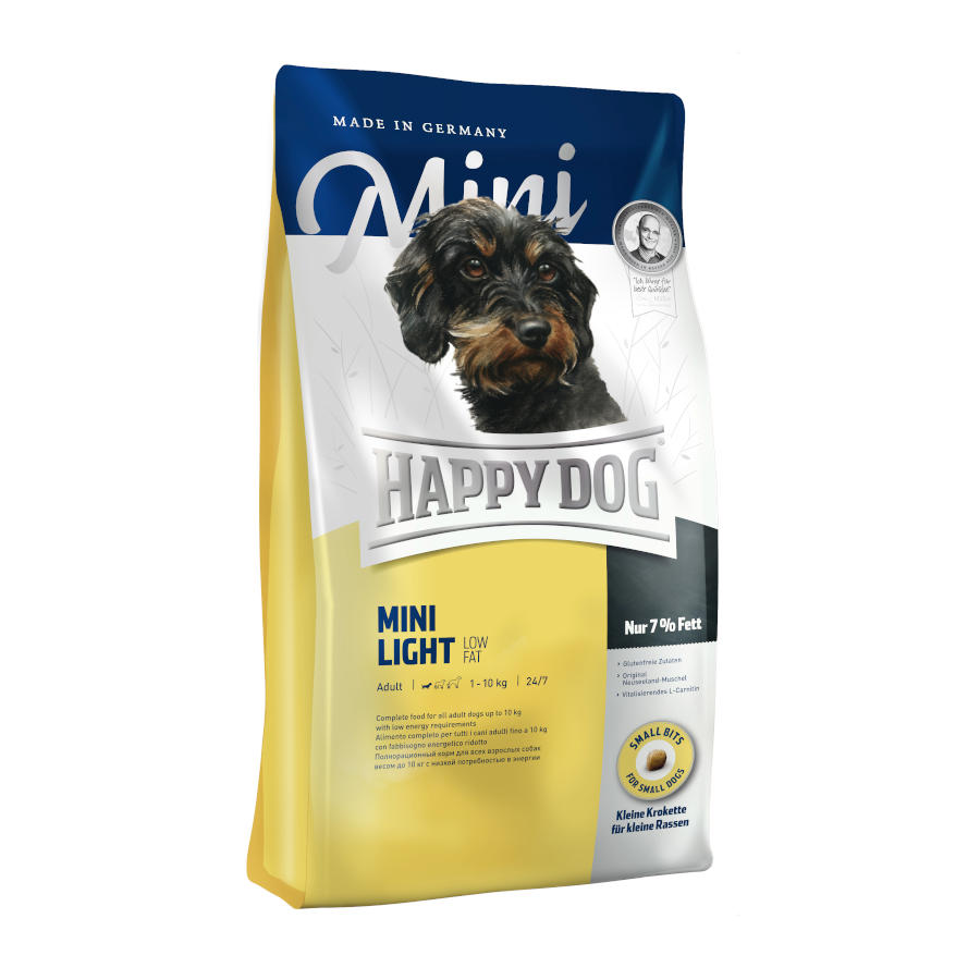 4 KG Happy Dog Mini Light Low Fat ração para cães
