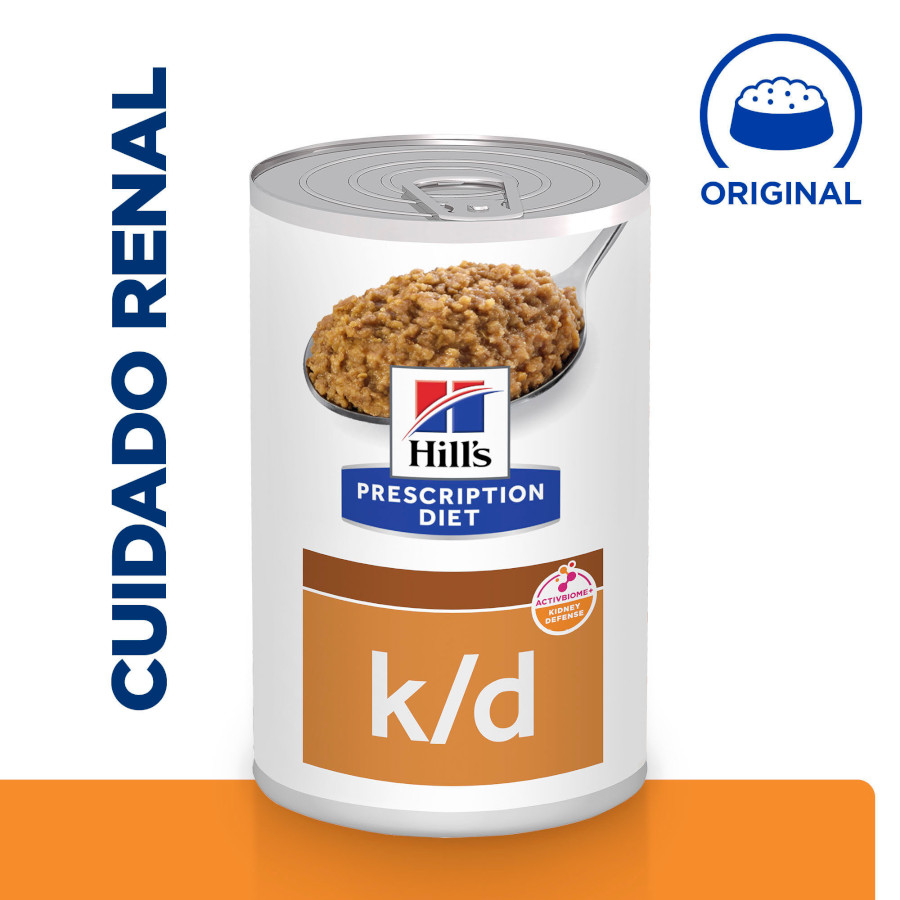 48 latas x 350 g Hill's Prescription Diet Kidney Care Frango lata para cães Pack poupança!