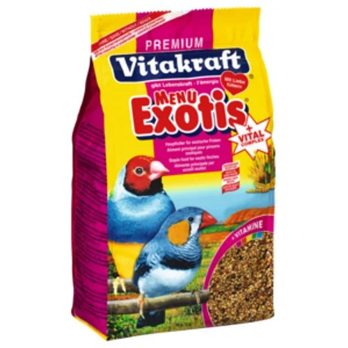 Vitakraft Alimento completo para pÃ¡ssaros exÃ³ticos 500g