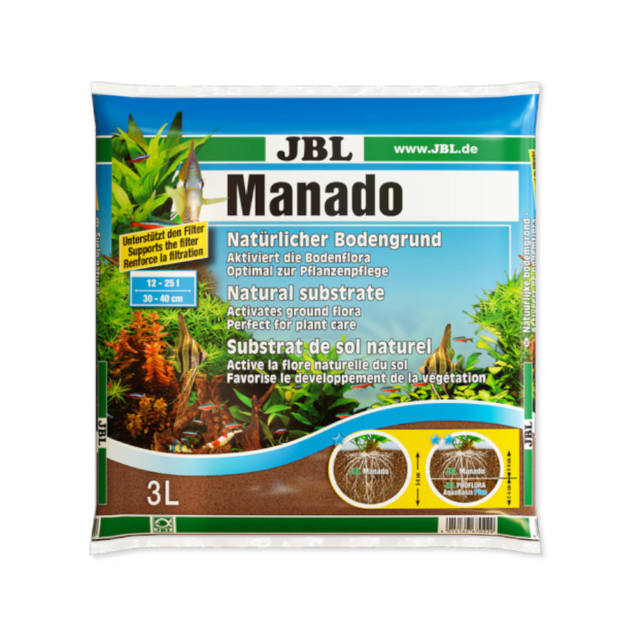 JBL Manado Substrato natural para aquários de água doce