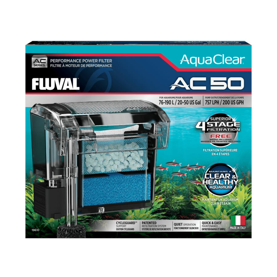 0.9 KG Fluval AquaClear AC Filtro Mochila para aquários